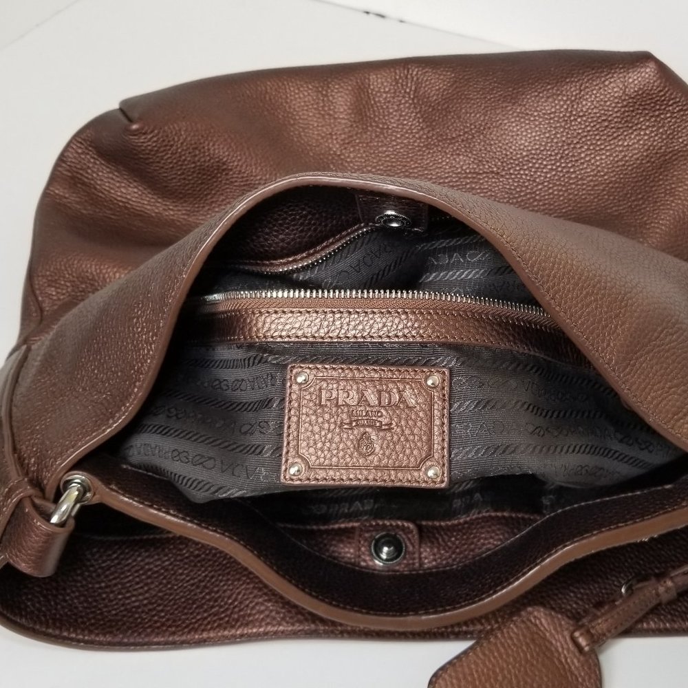 Prada Patent Leather Ombré Bag - Picture 8 of 14